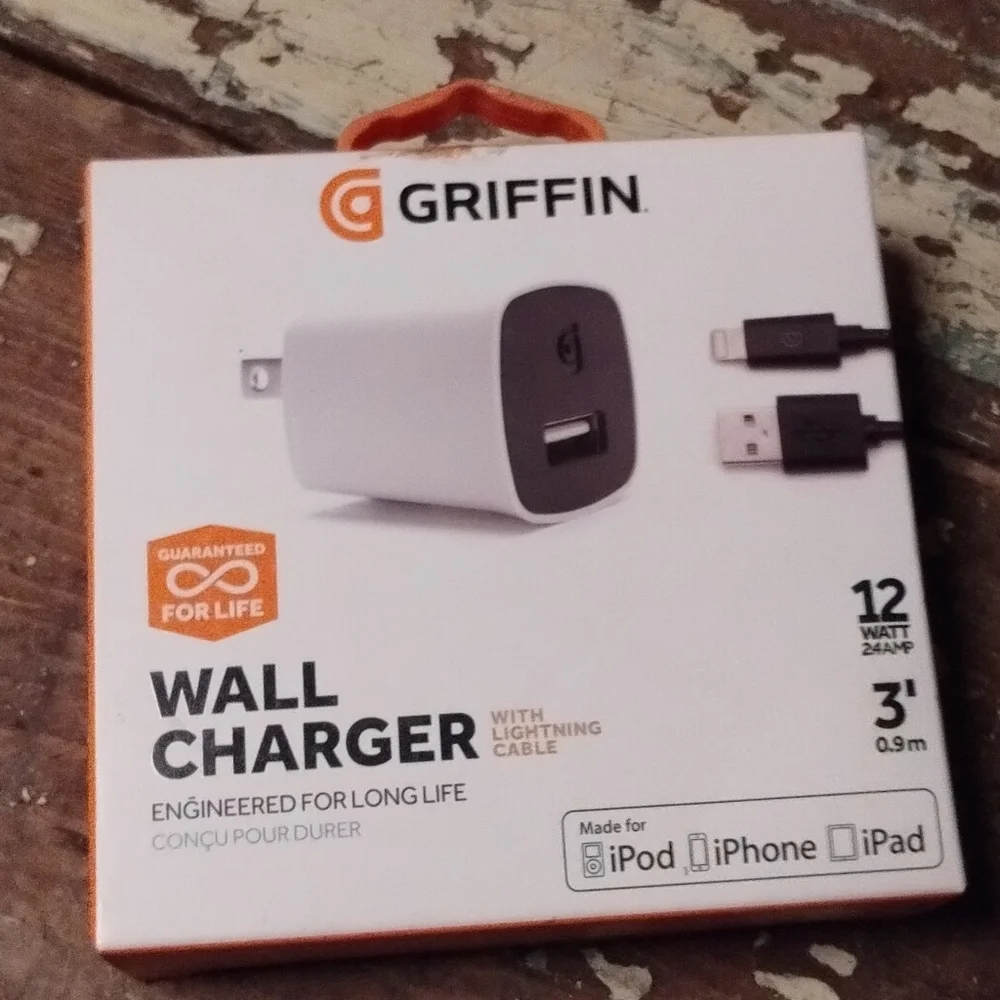 Griffin wall charger for iPhone iPod iPad
